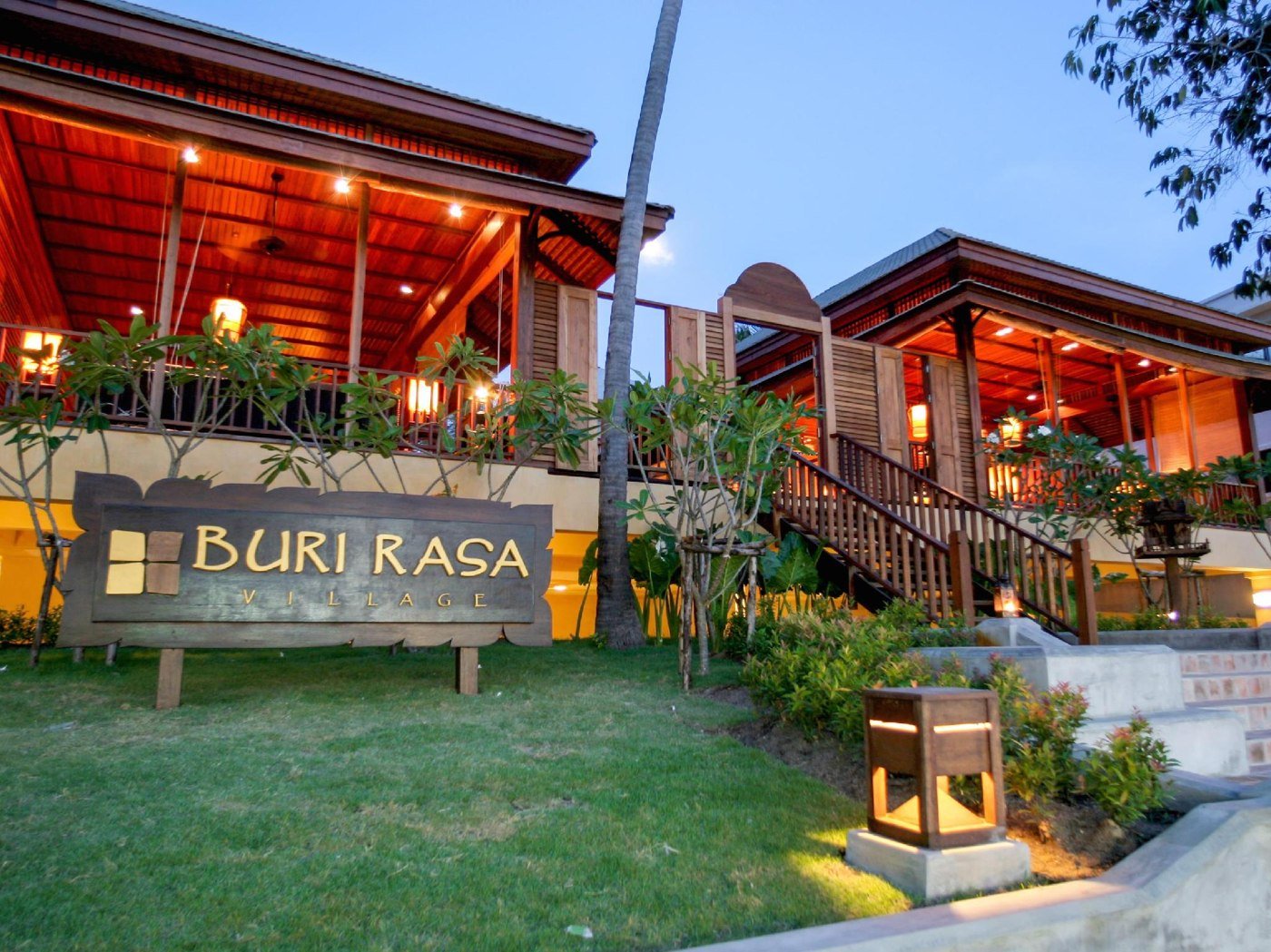 Buri Rasa Village Samui entrance and common-area buildings