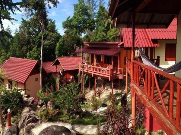 Hillside bungalows at J.B. Hut Bungalows